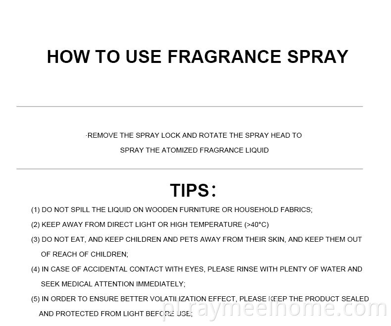Luksusowe 500 ml zapachy odświeżacz powietrza silny zapach zapach niestandardowy spray odświeżacza powietrza